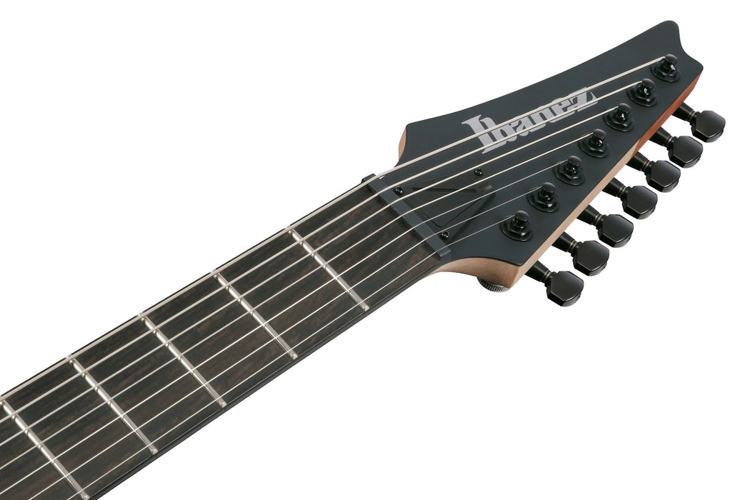 Ibanez RGIXL7BKF - RG Iron Label 6-String Electric Guitar - Black Flat