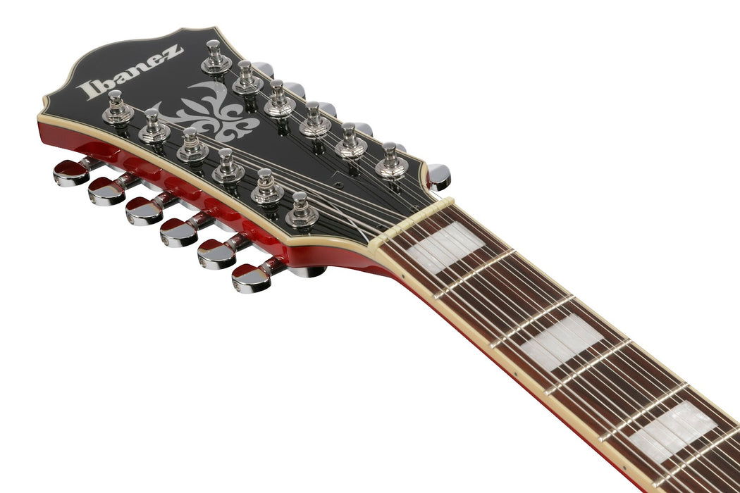 Ibanez AS7312TCD - AS Artcore 12-String Electric Guitar  - Transparent Cherry Red