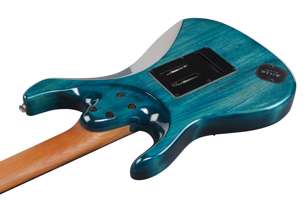 Ibanez AZ447P1QMCOB - AZ Premium 7-String Electric Guitar w/ Bag - Cosmic Bluer