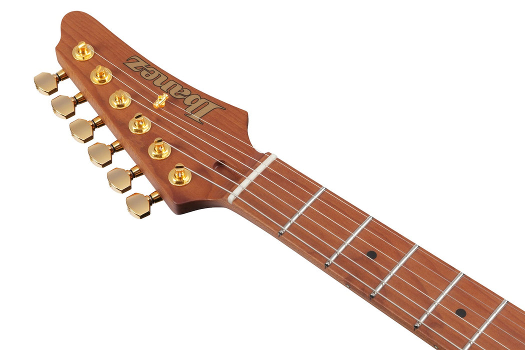 Ibanez AZ2204AGTFB - AZ Prestige 6-String Electric Guitar w/Case - Tri Fade Burst Flat