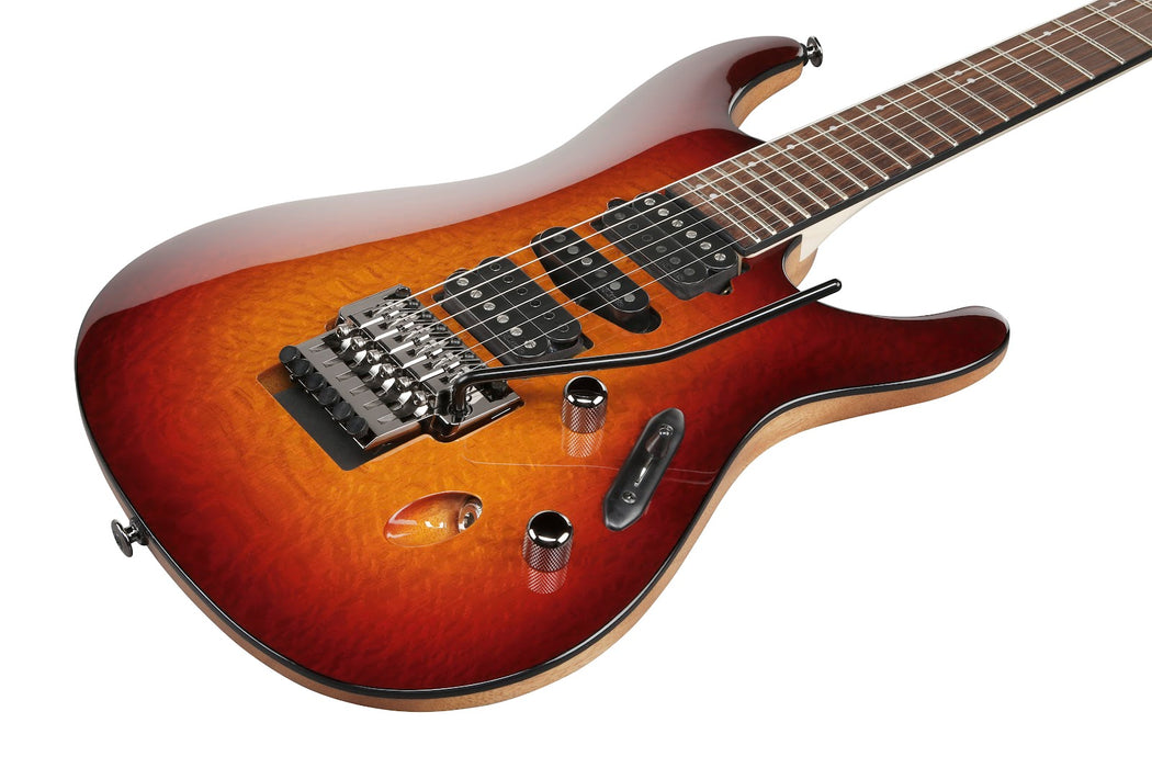 Ibanez S6670SKSTB - S Prestige 6-String Electric Guitar w/Case - Sunset BUrst