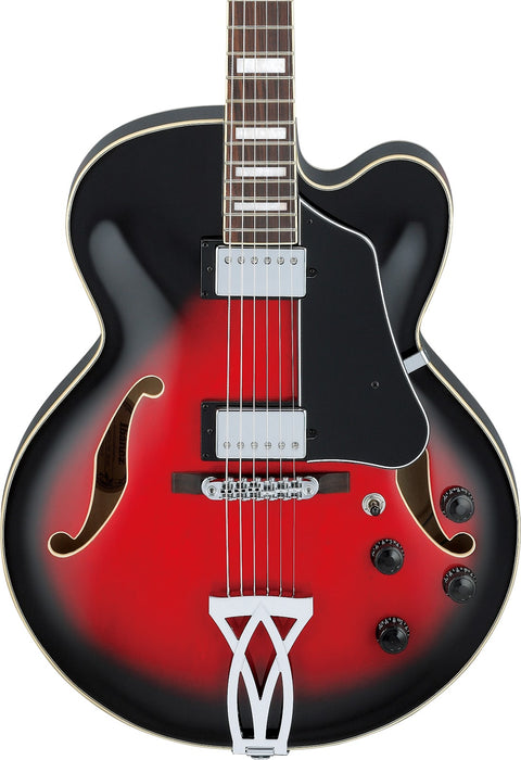 Ibanez AF75TRS - AF Artcore 6-String Electric Guitar  - Transparent Red Sunburst