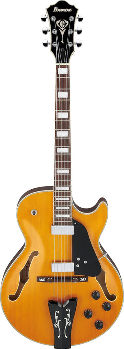 Ibanez GB10EMAA - George Benson Signature 6-String Hollow Body Electric Guitar - Antique Amber