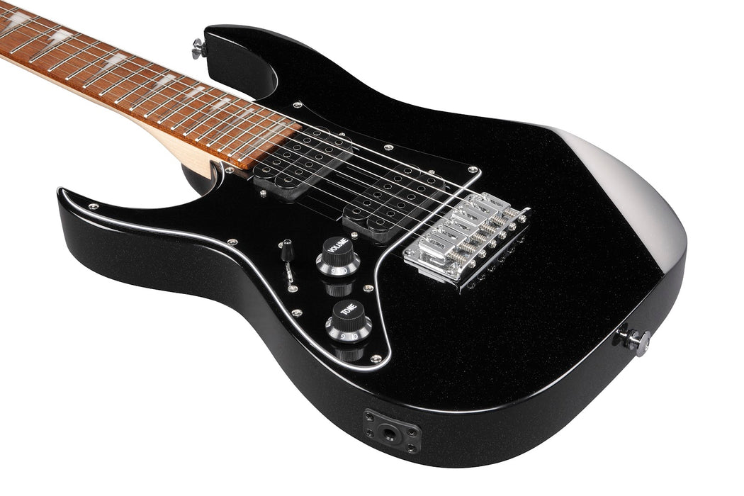 Ibanez GRGM21 Gio RG miKro Left-Handed Short Scale Electric Guitar - Black Night
