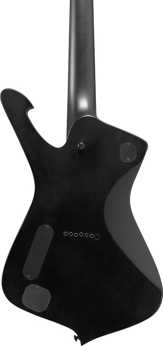 Ibanez ICTB721BKF Iceman Iron Label - Black Flat W/Bag
