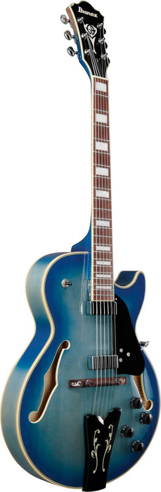 Ibanez GB10EMJBB - George Benson Signature 6-String Hollow Body Electric Guitar - Jet Blue Burst
