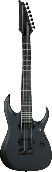 Ibanez RGD Iron Label Series 7 String Electric Guitar, Black Flat