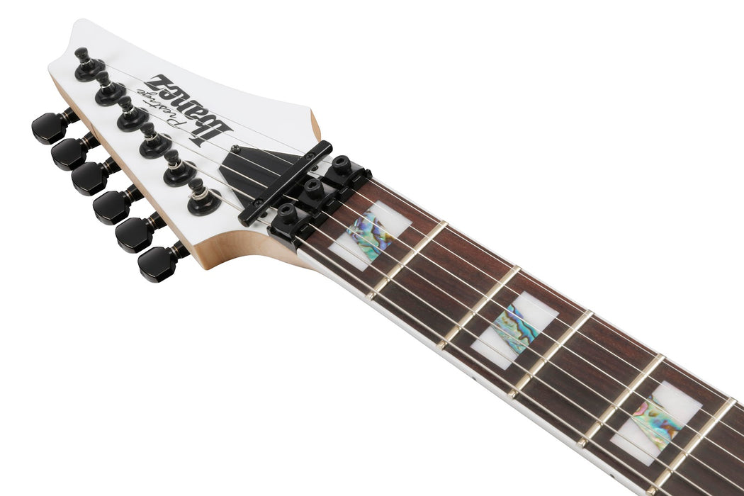 Ibanez RG653DXWHF - RG Prestige 6-String Electric Guitar w/Case - White Flat