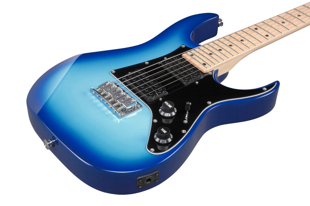 Ibanez GRGM21M GIO RG miKro Short Scale Electric Guitar - Blue Burst
