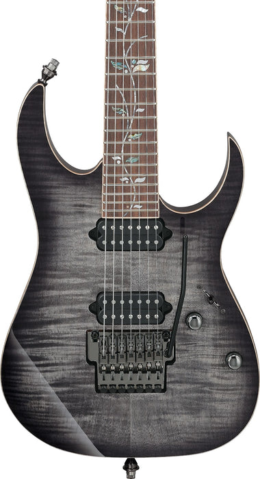 Ibanez RG8527BRE - RG j.custom 7-String Electric Guitar w/Case - Black Rutile