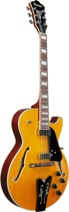 Ibanez GB10EMAA - George Benson Signature 6-String Hollow Body Electric Guitar - Antique Amber