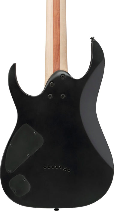 Ibanez RGIXL7BKF - RG Iron Label 6-String Electric Guitar - Black Flat