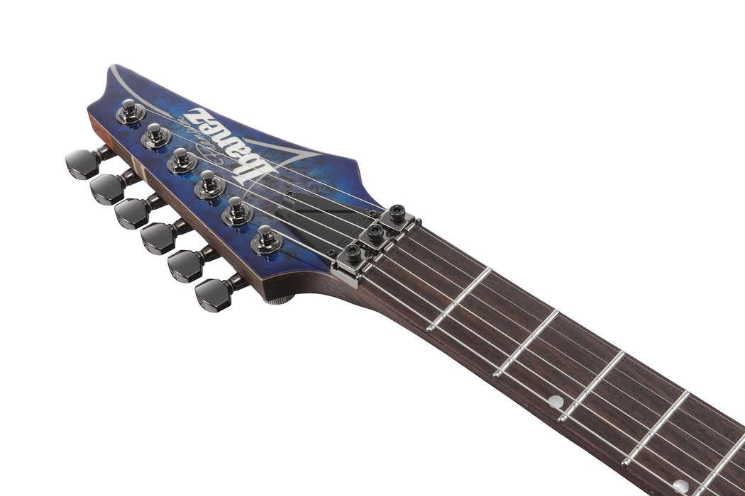 Ibanez S1070PBZCLB - S Premium 6-String Electric Guitar w/Bag - Cerulean Blue Burst
