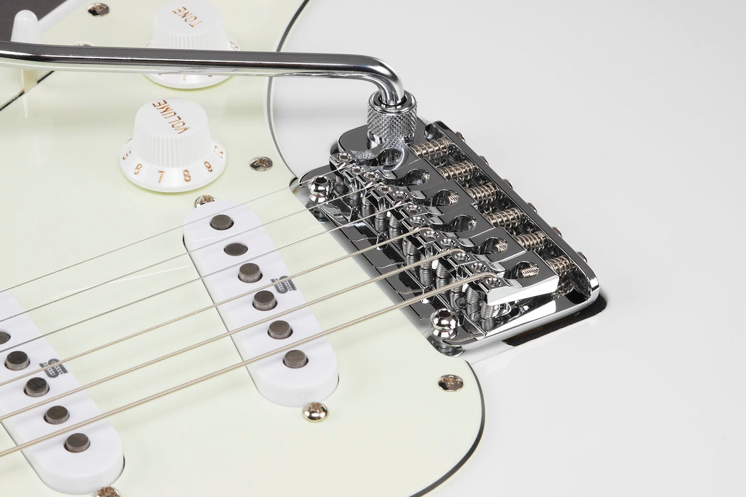 Ibanez LM1LWH - Luca Mantovanelli Signature 6-String Electric Guitar w/Case - Luna White