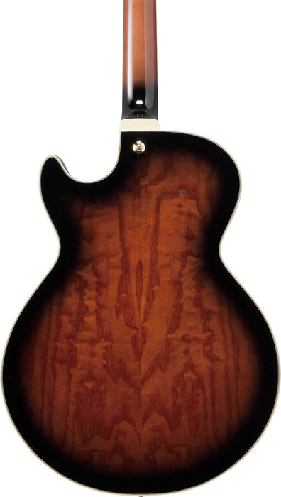 Ibanez AG95QA Artcore Expressionist - Dark Brown Sunburst