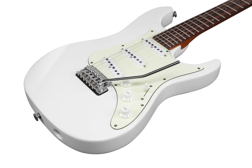 Ibanez LM1LWH - Luca Mantovanelli Signature 6-String Electric Guitar w/Case - Luna White