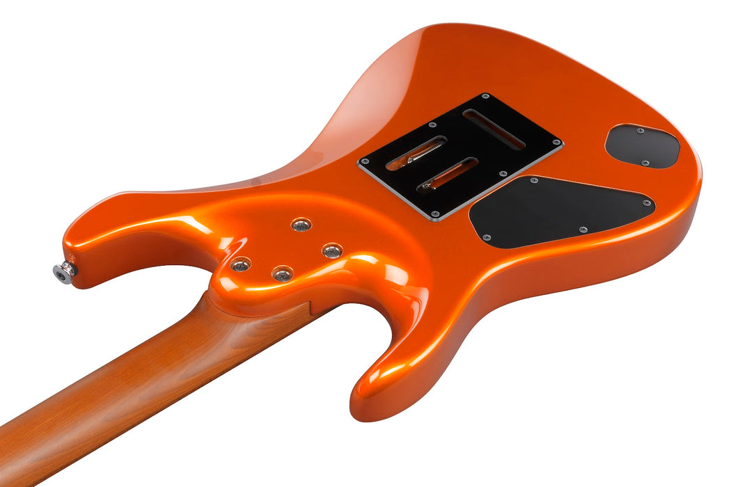 Ibanez AZ2402ROM - AZ Prestige 6-String Electric Guitar w/Case - Roadster Orange Metallic