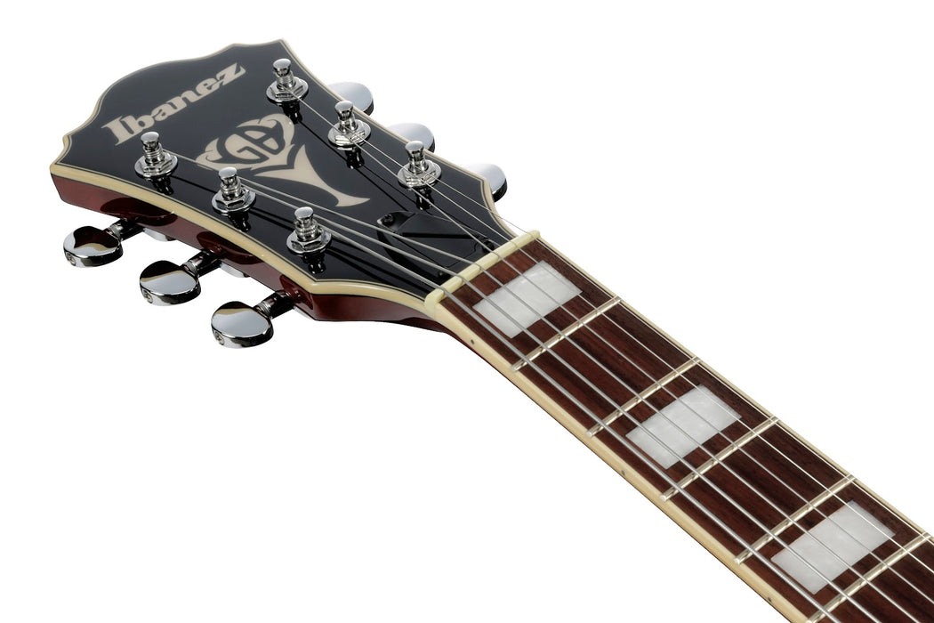 Ibanez GB10EMAA - George Benson Signature 6-String Hollow Body Electric Guitar - Antique Amber