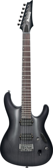 Ibanez S6621AHTGB - S Prestige 6-String Electric Guitar w/Case - Transparent Gray Burst