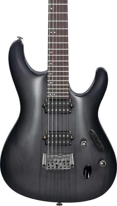 Ibanez S6621AHTGB - S Prestige 6-String Electric Guitar w/Case - Transparent Gray Burst