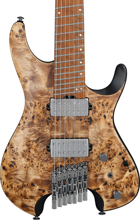 Ibanez QX527PB Q Standard Headless 7-String - Antique Brown Stained