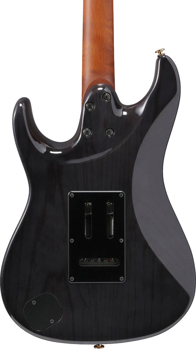 Ibanez AZ2204AGTGB - AZ Prestige 6-String Electric Guitar w/Case - Transparent Gray Burst