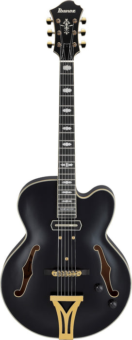 Ibanez PM3CBKL - Pat Metheny Signature 6-String Electric Guitar w/Case - Black Low Gloss
