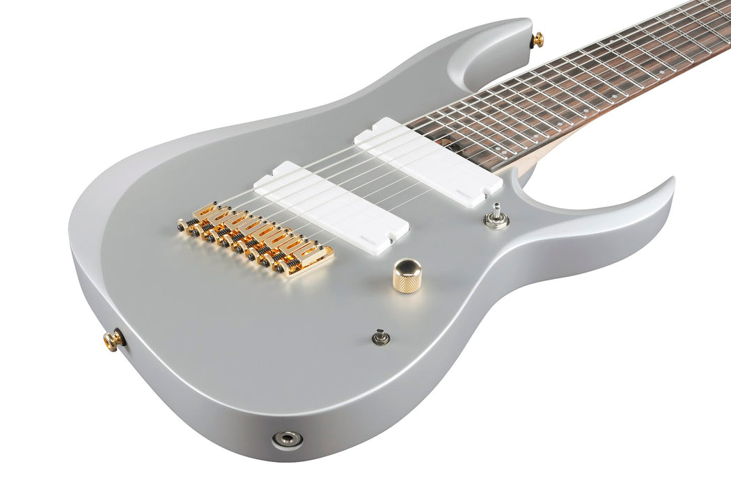 Ibanez RGDMS8CSM - RGD Axe Desing Lab Multi-scale 8-String Electric Guitar - Classic Silver Matte