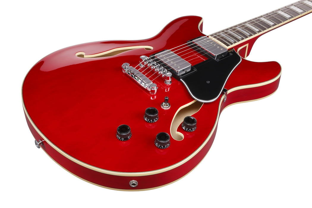 Ibanez AS73TCD - AS Artcore 6-String Electric Guitar  - Transparent Cherry Red