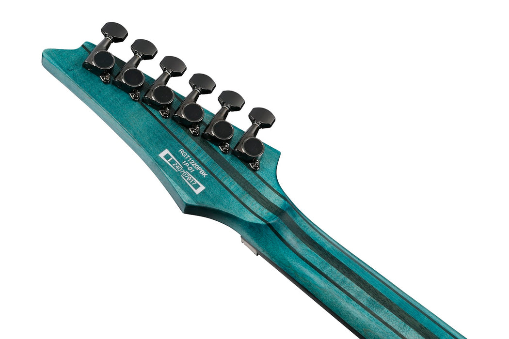 Ibanez RGT1220PBKCOL - RG Premium 6-String Electric Guitar w/ Bag - Cosmic Blue Low Gloss