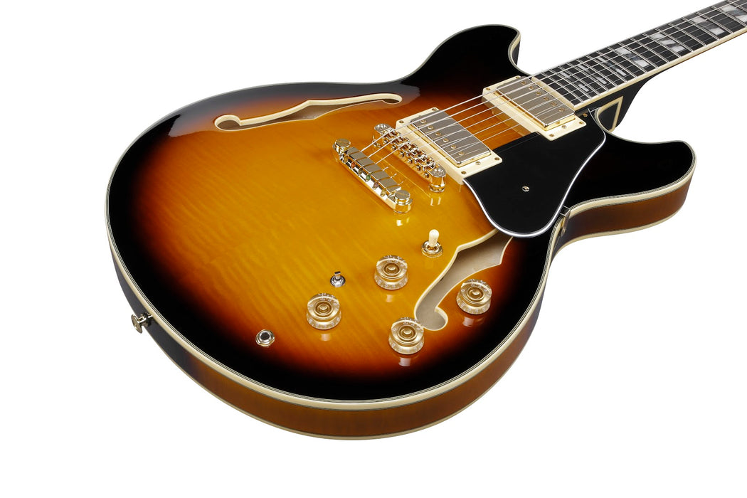 Ibanez JSM10VYS - John Scofield Signature  6-String Electric Guitar w/Case - Vintage Yellow Sunburst