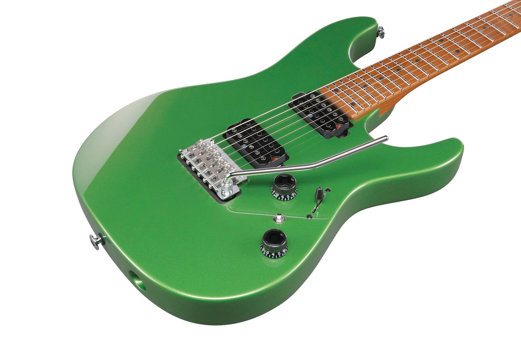 Ibanez AZ2402AGM - AZ Prestige 6-String Electric Guitar w/Case - Apple Green Metallic