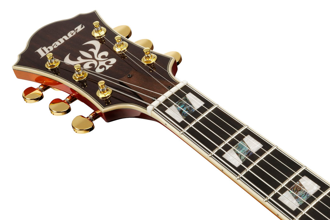Ibanez AF115AWB - AF Artstar 6-String Electric Guitar w/Case - Aged Whiskey Burst