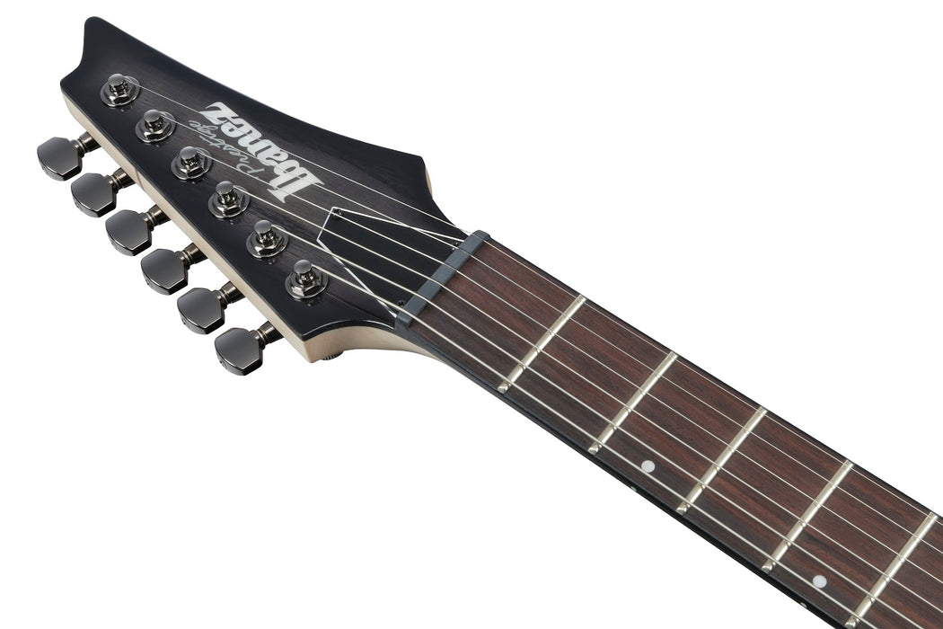 Ibanez S6621AHTGB - S Prestige 6-String Electric Guitar w/Case - Transparent Gray Burst