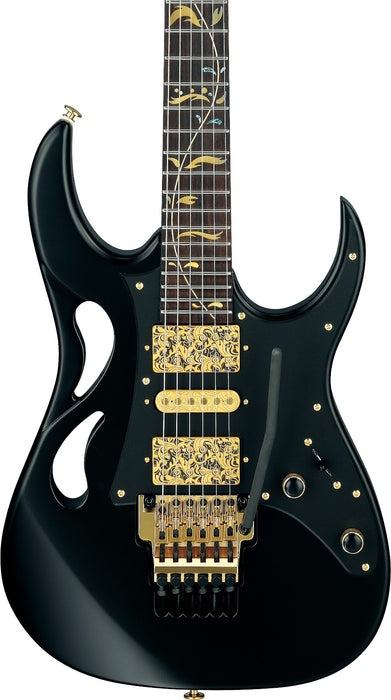 Ibanez PIA3761 Steve Vai Signature - Electric Guitar with Edge Tremolo - Onyx Black