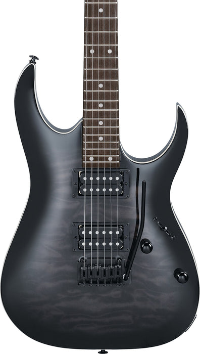 Ibanez GRGA120QA GIO Quilted Maple Electric - Transparent Black Burst