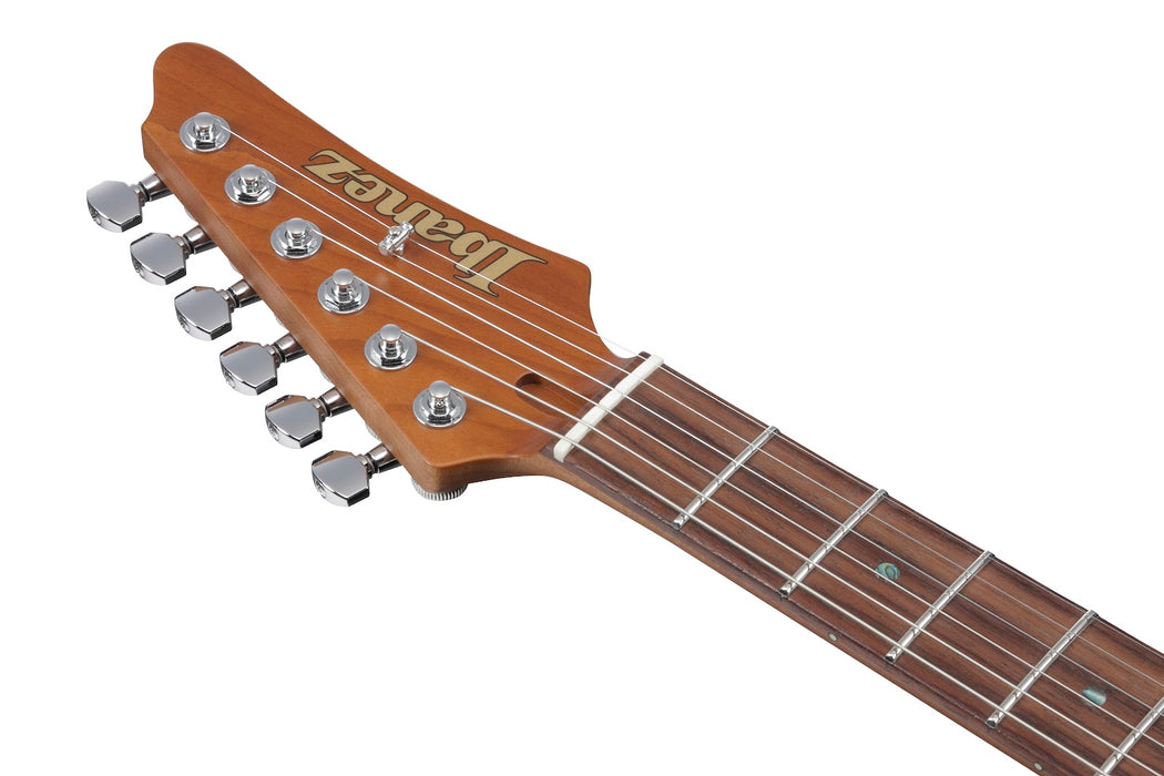 Ibanez LM1LWH - Luca Mantovanelli Signature 6-String Electric Guitar w/Case - Luna White