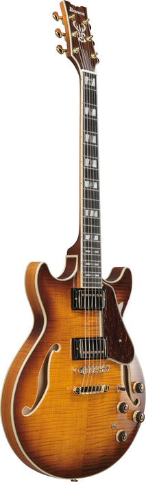 Ibanez AM153FMATT - AM Artstar 6-String Electric Guitar w/Case - Antique Tobacco Burst