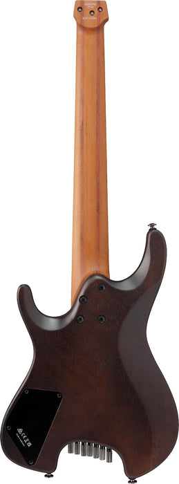 Ibanez QX527PB Q Standard Headless 7-String - Antique Brown Stained