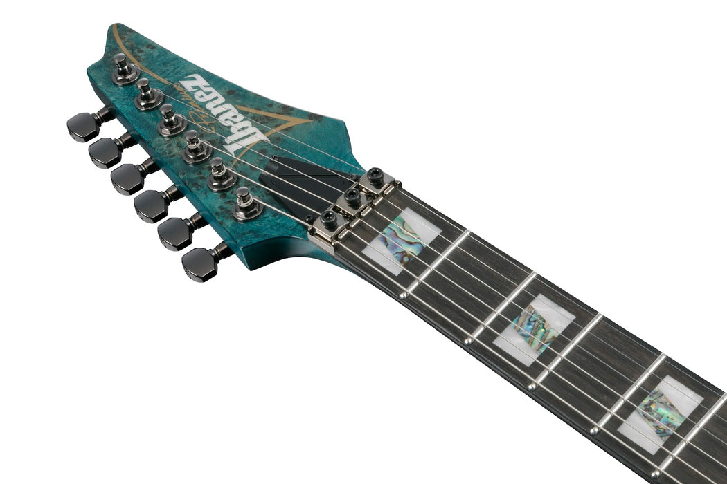 Ibanez RGT1220PBKCOL - RG Premium 6-String Electric Guitar w/ Bag - Cosmic Blue Low Gloss