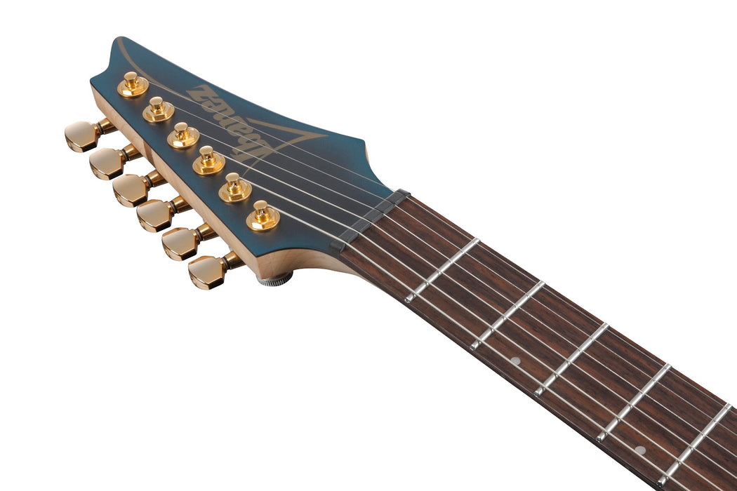 Ibanez SML721MAM - S Axe Design Lab Multi-scale 6-String Electric Guitar - Midnight Arctic Ocean Matte