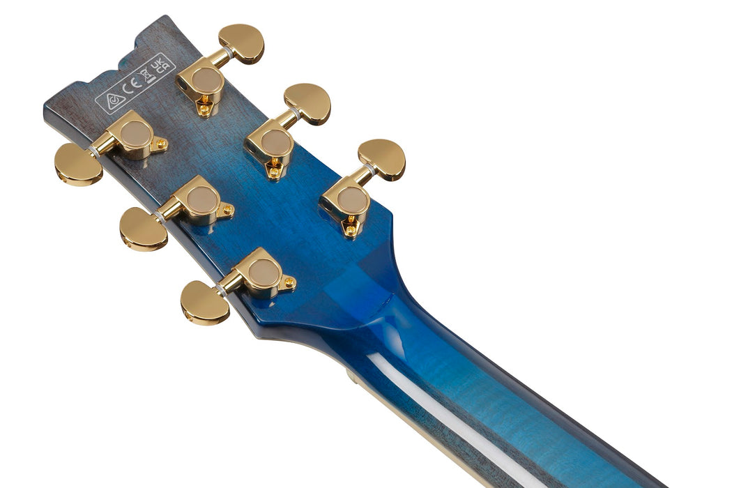Ibanez AM93QAJBB - AM Artcore Expressionist 6-String Electric Guitar - Jet Blue Burst