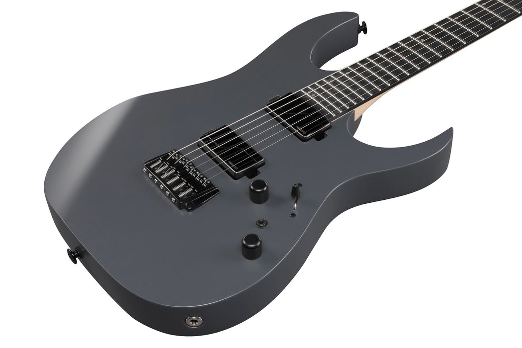 Ibanez RGR5121RBGRF - RG Prestige 6-String Electric Guitar w/Case - Gray Metallic Flat