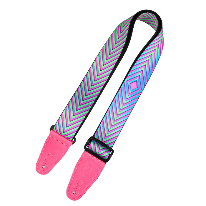 Levy's Optical Illusion Series 2", Hot Pink Distortion