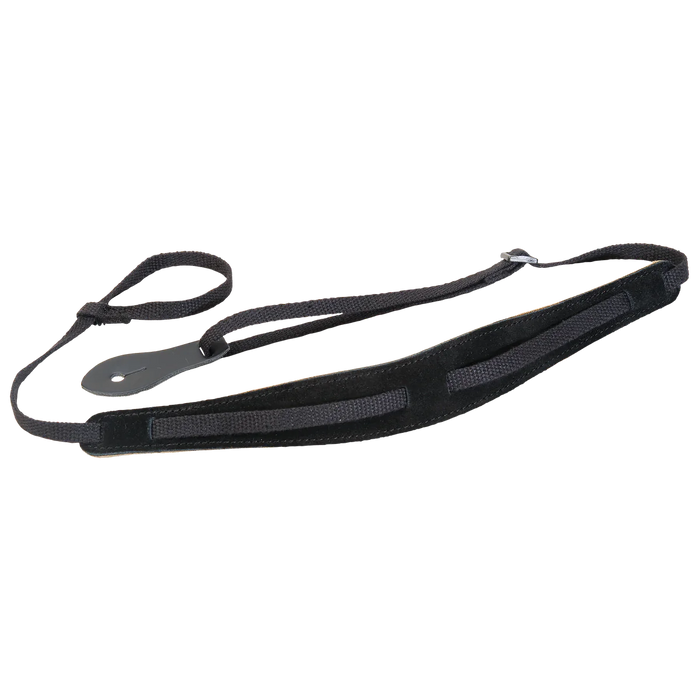 Levy's Mandolin Series 1/2" Wide Cotton Mandolin Strap, Black
