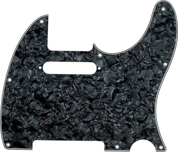 Fender Pickguard Tele Black Moto 8-Hole