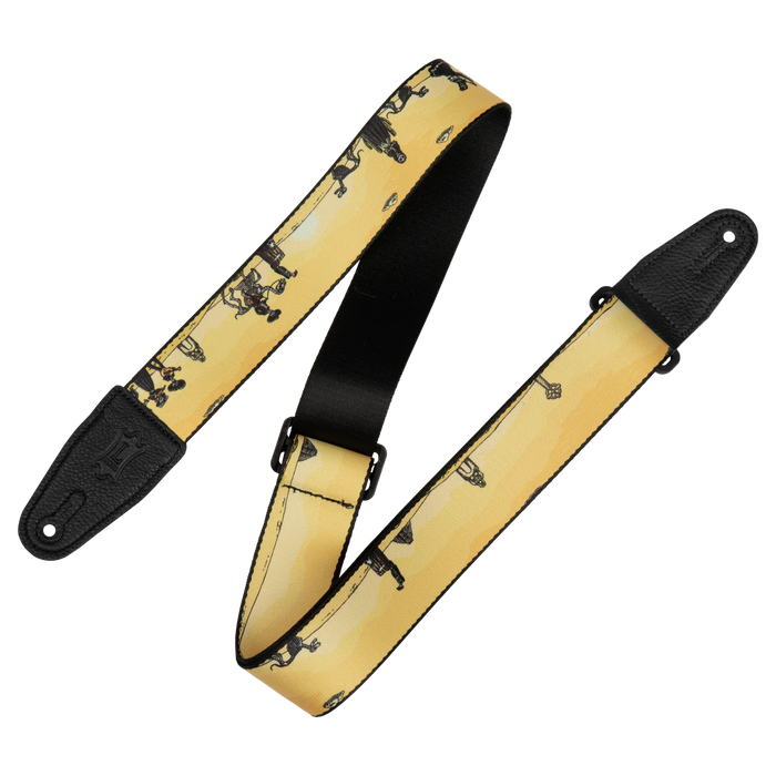 Levy's Calaca Series 2" Poly Guitar Strap, Mariachi