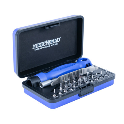 Music Nomad Tech Screwdriver/Wrench Set w/ 18 Bits/7 Hex/Spanner Wrench