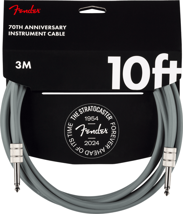 Fender 10' Anniversary Instrument Cable, Gray