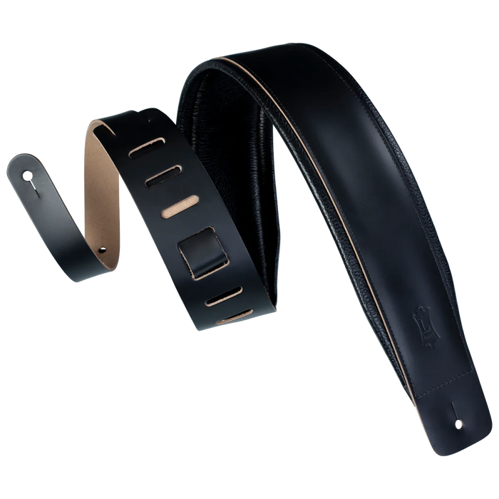 Levy's Larsen Leather Deluxe Series 3", Extra Long, Black